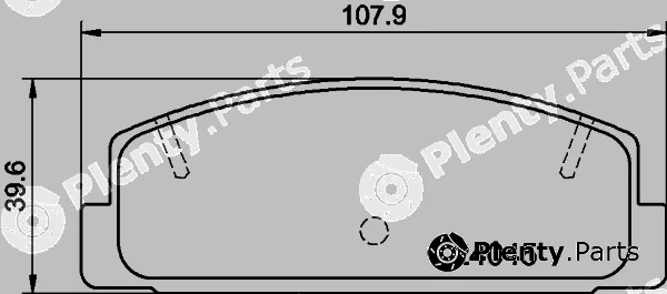 Mintex MDB2309 — Brake Pad Set, disc brake