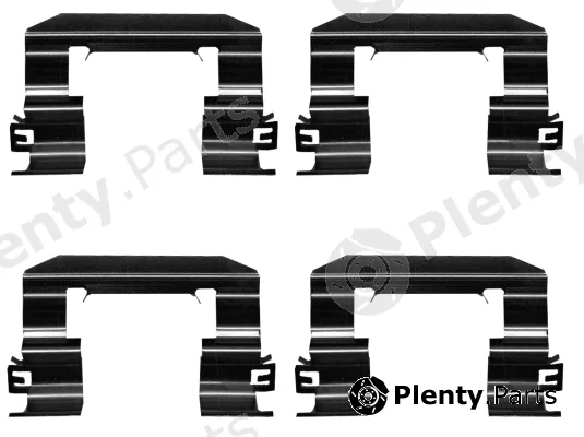 Mintex MBA0021 — Accessory Kit, disc brake pad