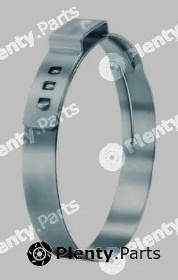 Dresselhaus 4730/000/17108x133 — Clamp, brake hose Stufenlose 1-Ohr-Klemme Edelstahl-rostfrei DIN 1.4301
