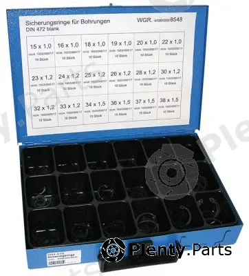 Dresselhaus 4499/000/068548 — Assortment, circlips Sortimente Sicherungsringe DIN 472 / IZ