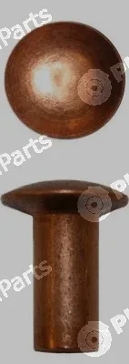 Dresselhaus 4084/000/40 — Blind Rivet Blechnieten, Liko, Kupfer sortiert