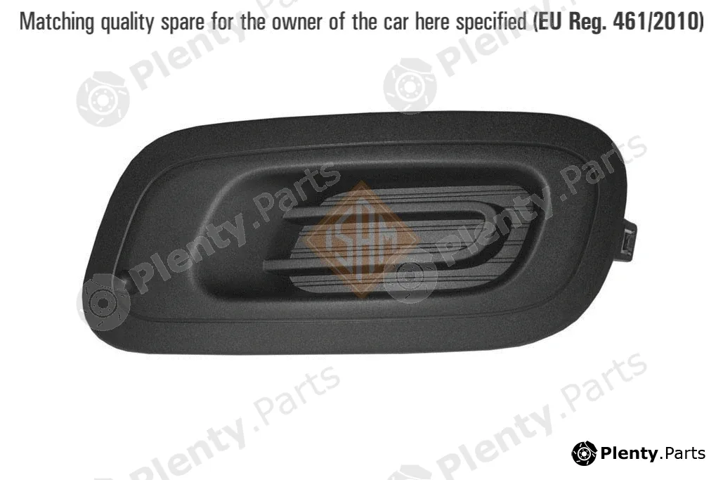 ISAMSpA 0143717 — Ventilation Grilles, bumper GRILL - TUV SUD CERTIFIED
