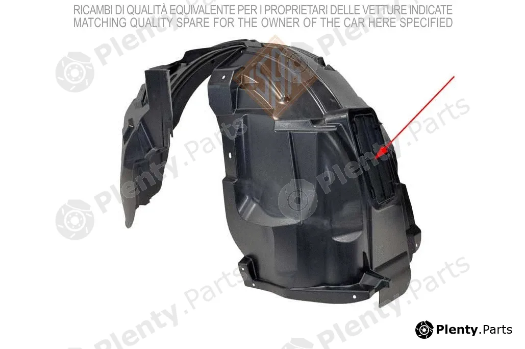 ISAMSpA 0156612 — Liner, wheelhouse SHELTER