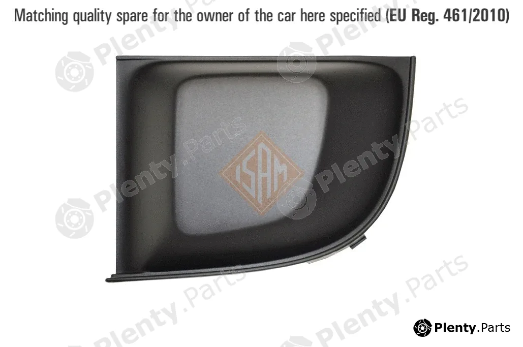 ISAMSpA 0130717 — Ventilation Grilles, bumper GRILLE - TUV SUD CERTIFIED
