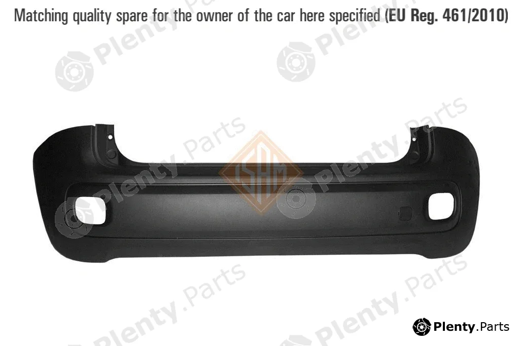 ISAMSpA 0143120 — Bumper REAR BUMPER - TUV SUD CERTIFIED