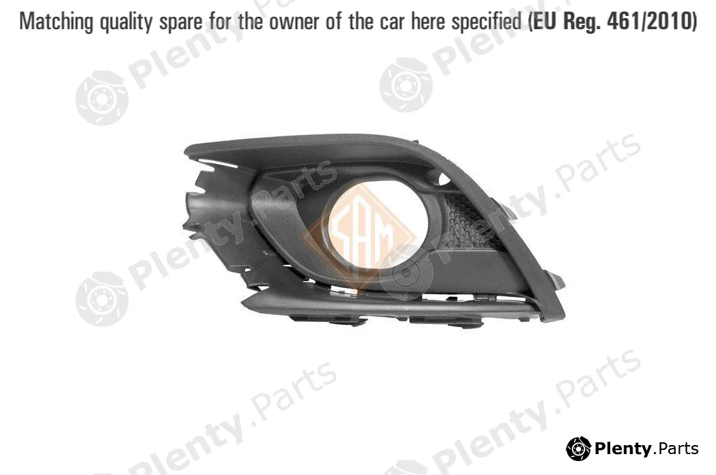 ISAMSpA 0745765 — Ventilation Grilles, bumper GRILL - TUV SUD CERTIFIED