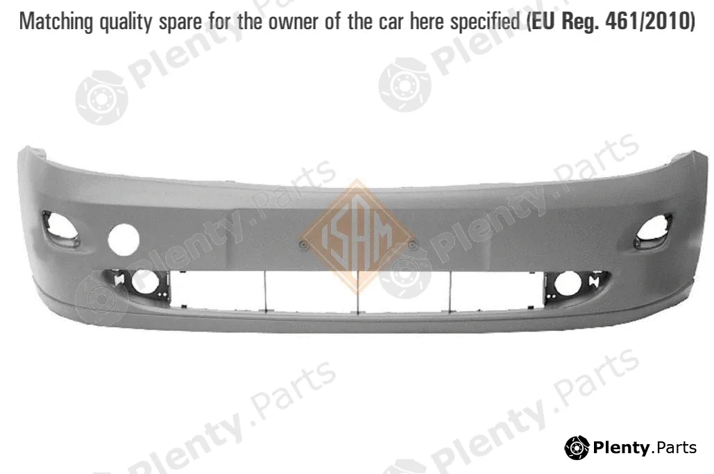 ISAMSpA 1002110 — Bumper FRONT BUMPER - TUV SUD CERTIFIED