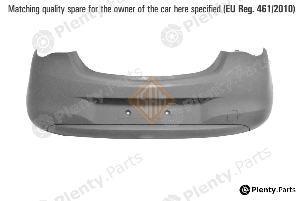 ISAMSpA 0745121 — Bumper REAR BUMPER - TUV SUD CERTIFIED