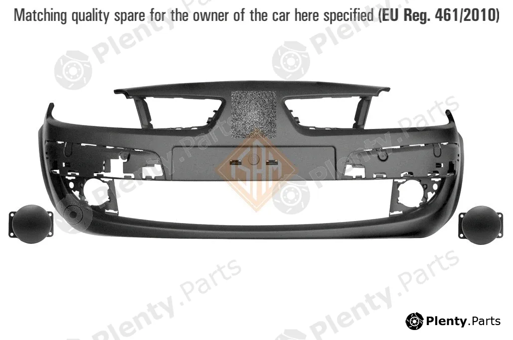 ISAMSpA 1431111 — Bumper FRONT BUMPER
