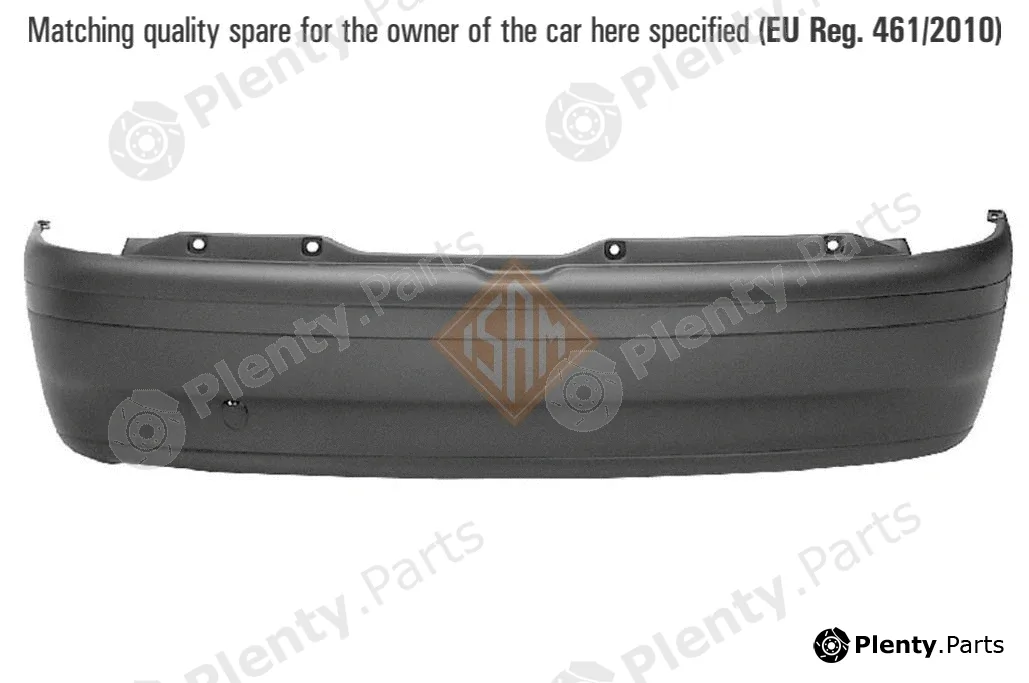 ISAMSpA 0112120 — Bumper REAR BUMPER - TUV SUD CERTIFIED