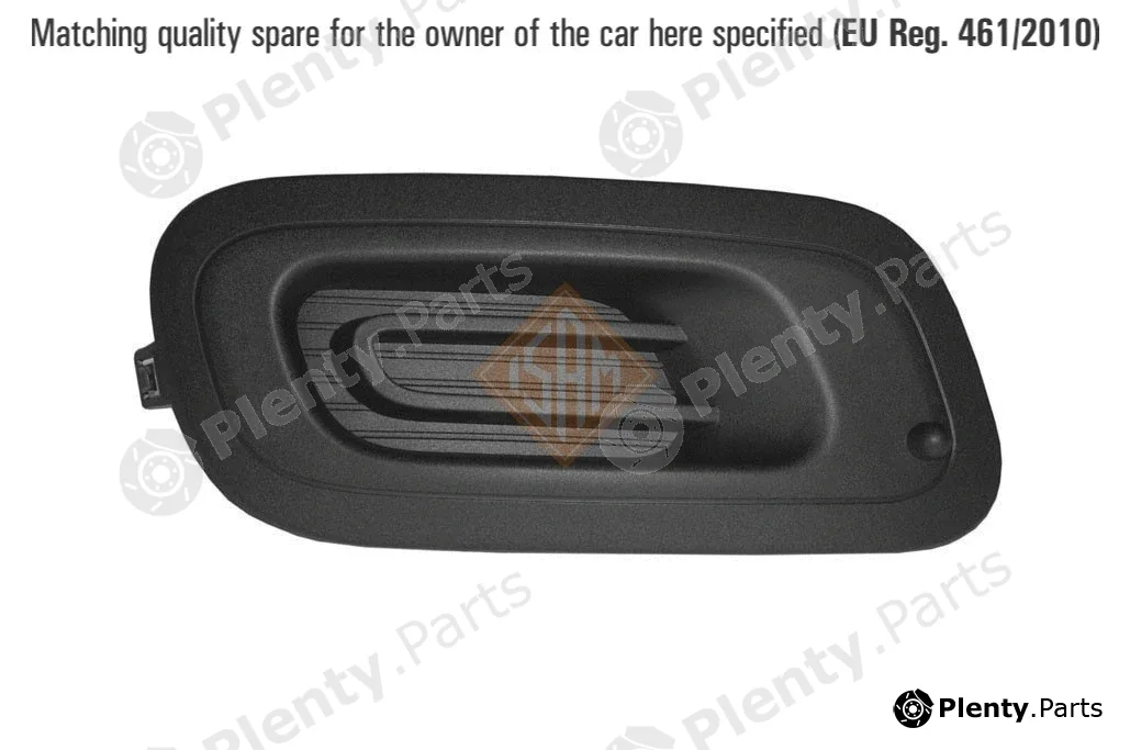 ISAMSpA 0143716 — Ventilation Grilles, bumper GRILL - TUV SUD CERTIFIED