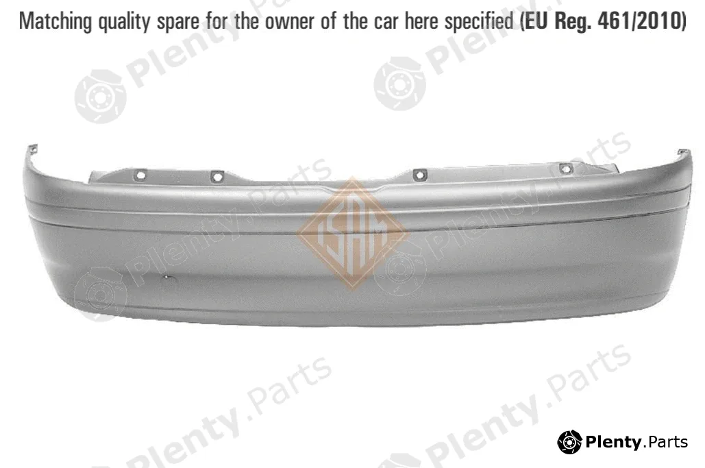 ISAMSpA 0112121 — Bumper REAR BUMPER - TUV SUD CERTIFIED
