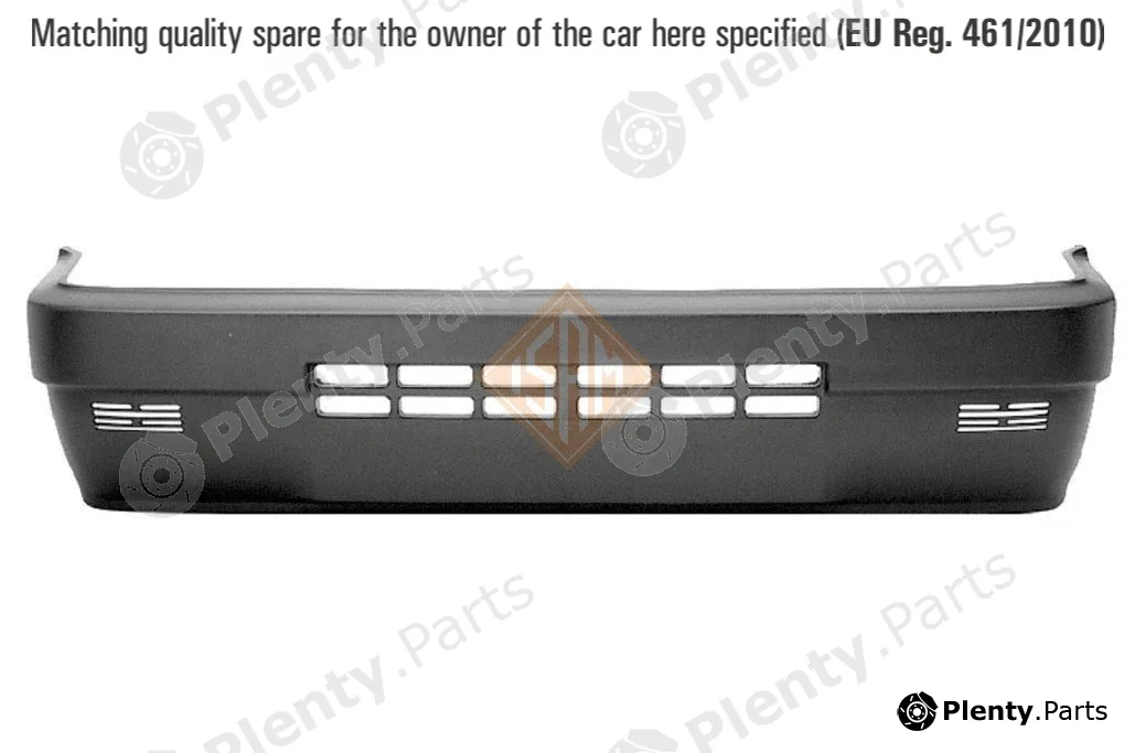 ISAMSpA 0086000 — Bumper FRONT BUMPER - ECONOMIC LINE