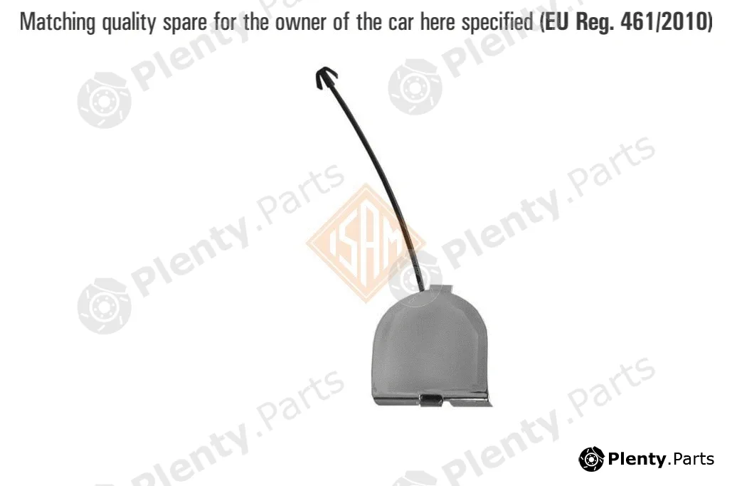 ISAMSpA 0130825 — Bumper Cover, towing device TOW BAR HOOK COVER - TUV SUD CERTIFIED