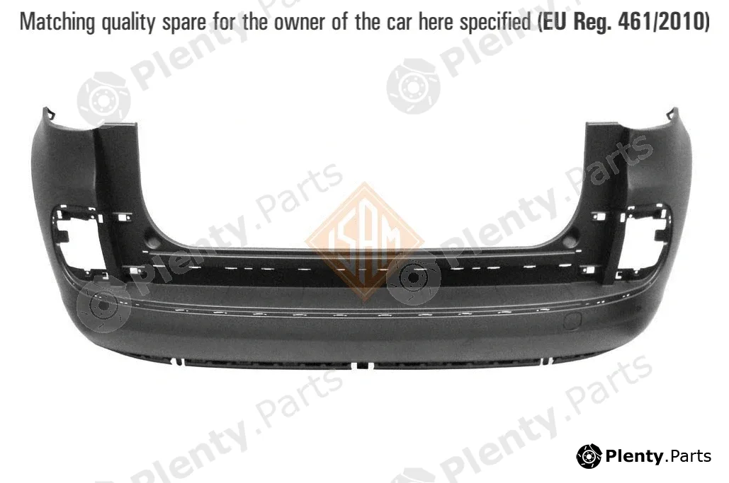 ISAMSpA 0147121 — Bumper REAR BUMPER - TUV SUD CERTIFIED