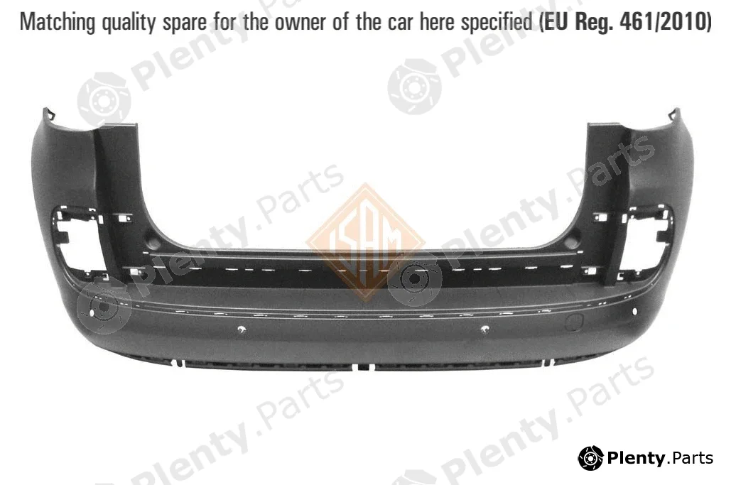 ISAMSpA 0147123 — Bumper REAR BUMPER - TUV SUD CERTIFIED
