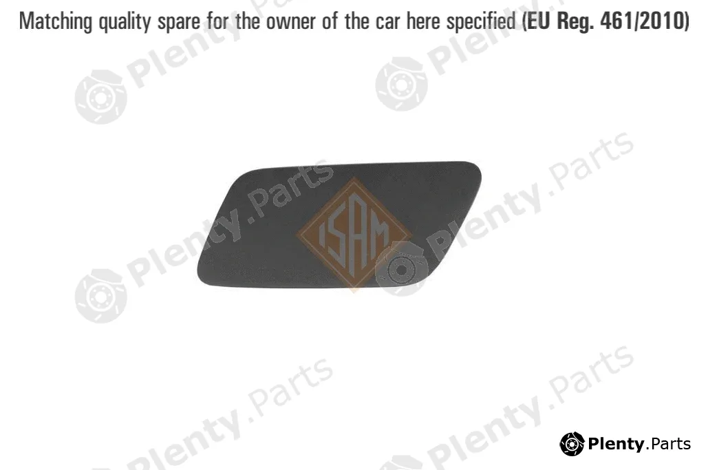 ISAMSpA 1716735 — Eyelid, front fog light LAMP WASH COVER - TUV SUD CERTIIFIED