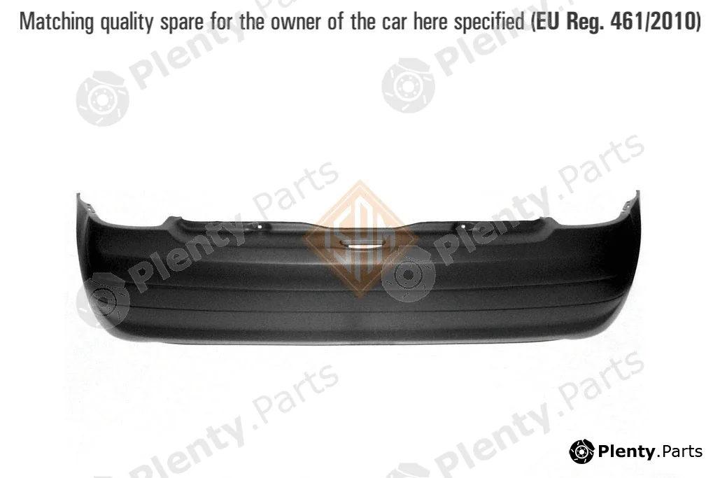 ISAMSpA 1402120 — Bumper REAR BUMPER