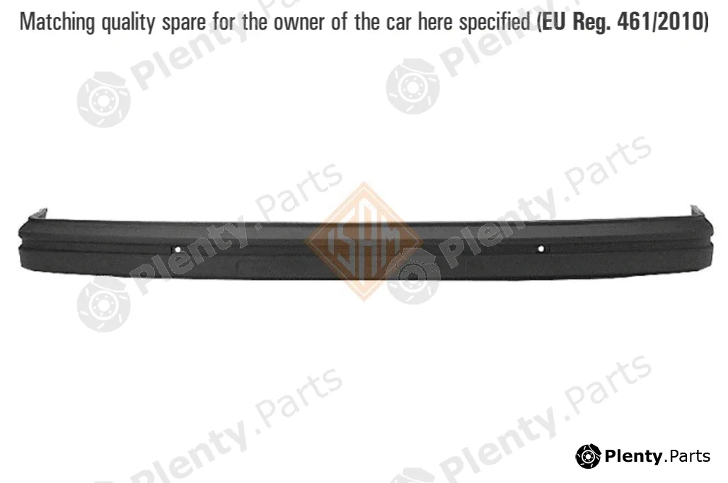 ISAMSpA 0073000 — Bumper FRONT BUMPER - ECONOMIC LINE