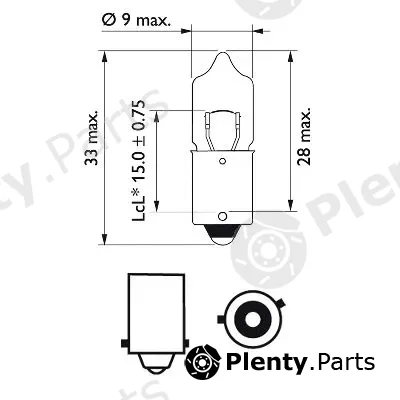 Philips 12036B2 — Bulb, direction indicator