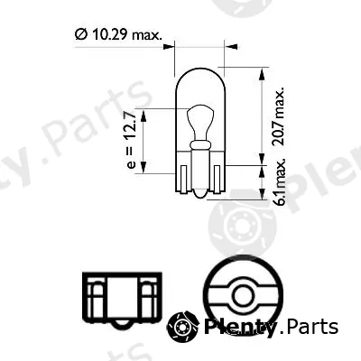 Philips 12961B2 — Bulb, direction indicator