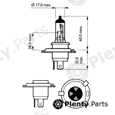 Philips 12342RGTB1 — Bulb, spotlight RacingVision GT200