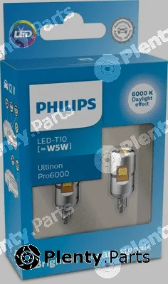 Philips 11961CU60X2 — Bulb, licence plate light Ultinon Pro6000 LED-SI