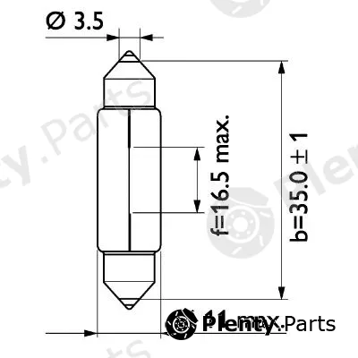 Philips 13844B2 — Bulb, licence plate light