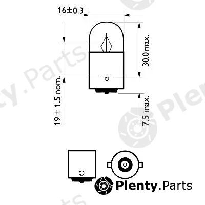 Philips 12821B2 — Bulb, direction indicator