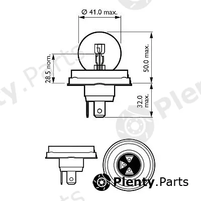 Philips 12620B1 — Bulb, spotlight