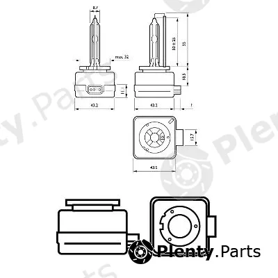 Philips 42403VIC1 — Bulb, spotlight Xenon Vision