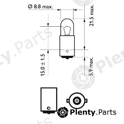 Philips 12929B2 — Bulb, direction indicator