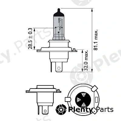 Philips 12342WVUB1 — Bulb, spotlight WhiteVision ultra