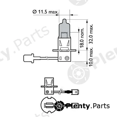 Philips 12336WVUB1 — Bulb, spotlight WhiteVision ultra