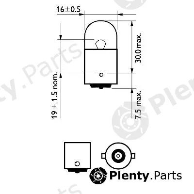 Philips 12814B2 — Bulb, direction indicator