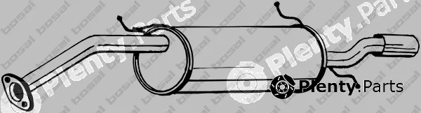 Klokkerholm 278-077 — Rear Muffler