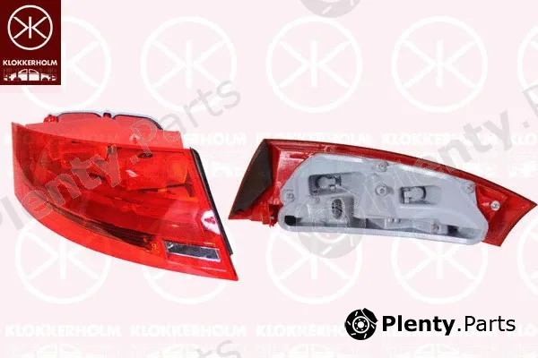 Klokkerholm 00300701A1 — Tail Light Assembly