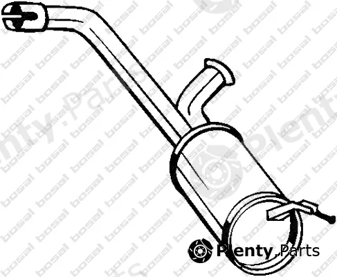 Klokkerholm 135-095 — Centre Muffler