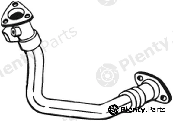 Klokkerholm 801-125 — Exhaust Pipe