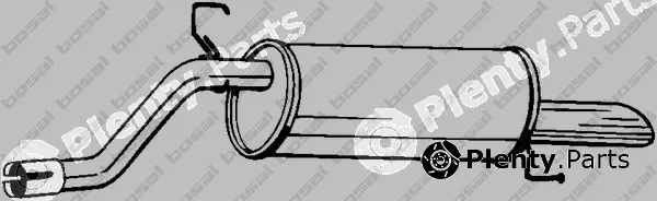 Klokkerholm 185-181 — Rear Muffler
