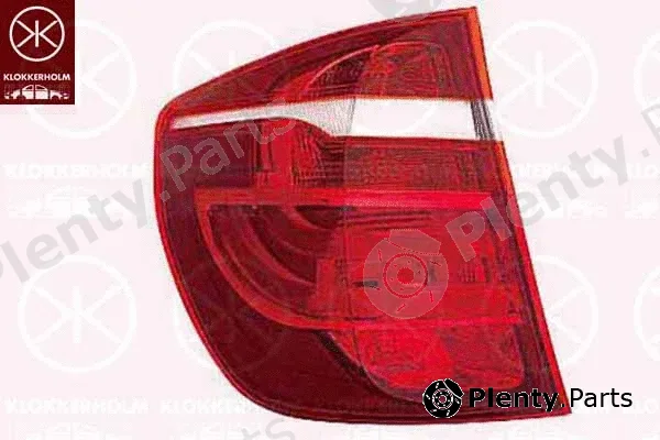 Klokkerholm 00940713 — Tail Light Assembly