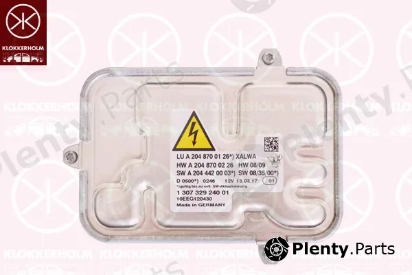 Klokkerholm 35180070A1 — Ballast, gas discharge lamp