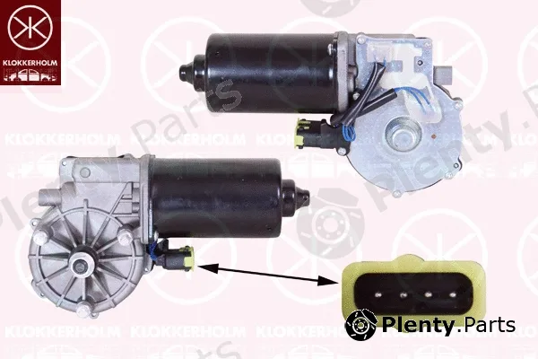 Klokkerholm 00653270 — Wiper Motor