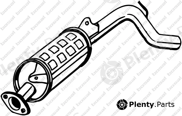 Klokkerholm 283-493 — Rear Muffler