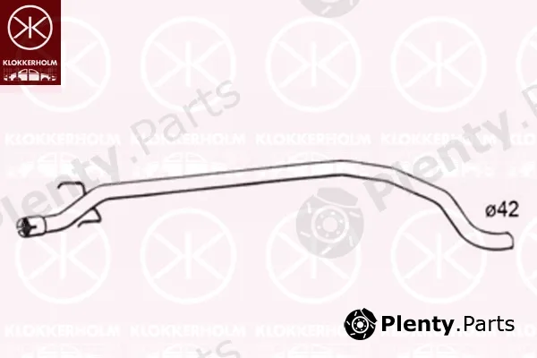 Klokkerholm 50248651 — Exhaust Pipe