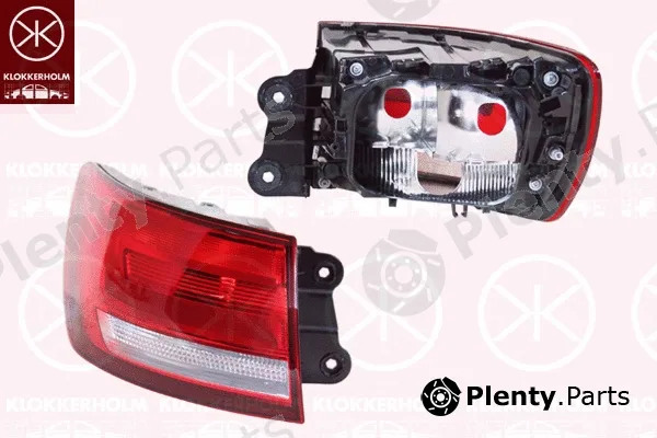 Klokkerholm 00430721 — Tail Light Assembly