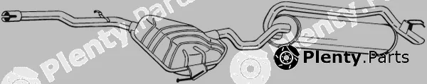 Klokkerholm 292-117 — Rear Muffler