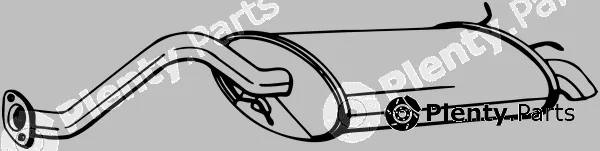 Klokkerholm 115-319 — Rear Muffler