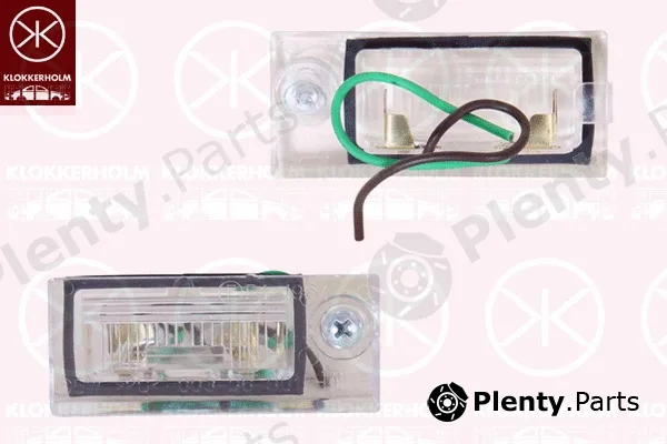 Klokkerholm 00140855 — Licence Plate Light