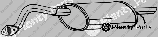 Klokkerholm 141-195 — Rear Muffler